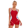 Dames badmode Sexy bodysuits Dames Eendelig badpak Spandex Vrouwelijke strandkleding Zwempak Bandeau Jumpsuit Zwemtrainingskostuum