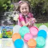 Sand Play Water Fun Water Balls Reusable Magnetic Water Bomb Summer Water Games Toys For Kids Outdoor Activity Splash Ball Quick Fill Water Balloons 230704
