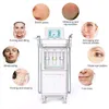 2023 hot sale face therapy RF hot and cold hammer treatment H2O2 water facial clean beauty machine