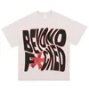 T-shirty męskie kreatywne abstrakcyjne literę drukowaną koszulkę z okrągłym szyją i krótkim rękawem 230703