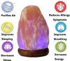 Lights Himalayan 7 Colors Usb Base Base Crystal Health Health Night Light Tabl Lamp для крытого прикроватного освещения HKD230704