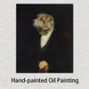 Ritratti di cani su tela A Gentleman Terrier Thierry Poncelet Riproduzione della pittura Modern Home Decor