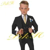 Pakken Pak voor Jongens Ivoor Jas Broek Vest Bruiloft Tuxedo Driedelige Formele Feestjurk Kinderen Blazer Set kostuum enfant garon mariagHKD230704