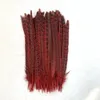 Other Hand Tools Female Pheasant Tail Feathers 100pcslots 25-30CM10-12" Natural Red Feathers for Crafts Wedding Decorations Plumes 230704