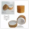 Contenitore in bambù da 30 g Vaso per crema in legno di plastica, vasetti per crema confezione cosmetica Vuoto in plastica di bambù Vaso cosmetico con coperchio F20171778 Pahxd