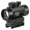 Diana 1x40 Riflescope Tactical Red Dot Ambito a caccia alla caccia olografica a punta verde Sight 3x combinazione di ingrandimento