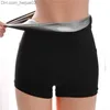 Cintura modeladora de barriga feminina Sauna Calça de moletom Thermo Fat Control Ling Body Modelador Fitness Calcinha elástica Cintura Shorts fino Z230706