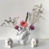 Vase à fleurs anatomique en forme de cœur, Pot de fleur de Style nordique, Vases d'art, Sculpture, Pot de plante de bureau pour la décoration de la maison, cadeaux d'ornement