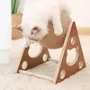 Jouets pour chat jouet à mâcher rotatif corde de sisal arbre pour animaux de compagnie avec balle grattage poste cadre d'escalade dispositif d'entraînement