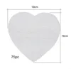 Sublimation Blanc Coeur Puzzles DIY Puzzle Papier Produits Coeurs amour Forme Transfert Impression Enfant Jouets Cadeaux 3 Couleurs JL1435