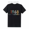 Męskie koszulki męskie koszulki Retro 1968 klasyczne 50 lat urodziny T mężczyźni 50. Tshirt dzień ojca prezent Vintage Tee Z230705