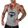 Heren tanktops Zomer tanktop mannen Fitness Vest Gym Kleding Singlet Y Back Stringer Canotta Bodybuilding Mouwloos shirt Muscle Tanktop 230704