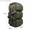 Duffel Bags Duffel Bags 90L Large Capacity Men's Travel Canvas Military Tactical Backpack Waterproof Hiking Climbing Camping Rucksack XA216K Z230704