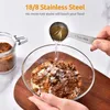 Measuring Tools 5pcs Measuring Spoons Set Stainless Teaspoon Coffee Sugar Scoop Spice Measuring Cups Kitchen Cooking Baking Tools R230704