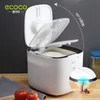 Numero Ecoco 5/10kg Cucina Nano Secchio A prova di insetti A prova d'umidità Sigillato Secchio per riso Grano Contenitore per alimenti per animali domestici Scatola di riso