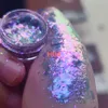 Ombretto 1gpcs Ultra Fine Arcobaleno Iridescent Opal Color Shifting Multichrome ombretto fiocchi Pigmento Trucco 230703