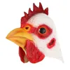 Zodiaco animale pollo cavallo cane maiale testa di tigre maschera di coniglio costume in lattice maschera di Halloween puntelli L230704