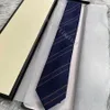 2023 Mens Silk Neck Ties Slim Narrow Polka Dotted letter Jacquard Woven Neckties Hand Made In Many Styles