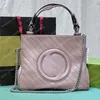 Borsa firmata Borsa a tracolla Blondie Borsa a tracolla di lusso Moda pochette da donna Borsa rotonda Borsa a tracolla da spiaggia estiva Borsa nera bianca marrone rosa