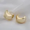 Stud Earrings Mafisar Classic Small Metal Arc Women's Fashion Versatile Korean Jewelry Elegant Mini Daily Decoration Earring