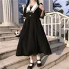 Flickklänningar 2023 Sommar Barn Preppy Student Barnkläder Tonåringar Sailor Bow JK Uniform Dress Girls Daily Wear Japanska 8 6 9 12 Yaer