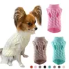 Pullover Herbst Winter Winter warmer Hund Pullover für kleine Hunde Rollkragenpullover Feste Design Haustier Kleidung Katze Pullover Weste Chihuahua York Coat