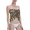 Roupa de banho feminina Sexy Chiffon Pareo Cachecol Metálico Animal Beach Cover Up Wrap Kaftan Sarong Saia Vestir Maiôs Biquíni Ups