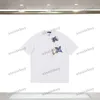 xinxinbuy Mannen designer Tee t-shirt 23ss Graffiti vlinder print korte mouw katoen vrouwen wit zwart blauw XS-XL