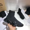 Toppkvalitet Casual Shoes Sock Shoes Designer Men Womens Speed ​​Trainer Socks Boot Speed ​​Shoe Runners Runner Sneakers Knit Womenwalking