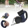 Hundehalsbänder Haustierleinen 3M Dual Double Tragbarer Wandersport für kleine und mittelgroße Hunde Einziehbares automatisches Traktionsseil