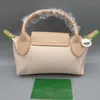 Atacado de alta qualidade Borsa Bolsas de alça única Cognac Store Clearance 95% Off Bolsa de couro fresca para mulheres Carteira francesa Mini Femme Dumpling Bolsas de grife