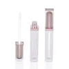 Hoogwaardige roségouden lege lipglossbuis, plastic vloeibare lippenstiftcontainer, vierkante vorm lipgloss hervulbare flessen F20171147 Dowta