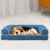 Мебель для любимой собаки кровать собака с собачьем диван глубокий сон маленький средний большой большой домик квадрат утолщенный теплый собака коврик