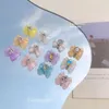 Nail Glitter 100pcs / Lot Corea Shinny Heart Pearl Art Charms 14 12 5mm Joyería Etiqueta Perlas Decoraciones de diamantes para uñas Diseño B073 230704