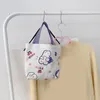 Shopping Bags Korean Handcarry Bag Sling Shoulder Children's Handbag Crossbody Canvas Bear Printing Cute INS