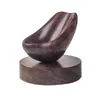 Pipes à fumer bois de santal noir cuillère créative en forme de support de tuyau unique base d'affichage de tuyau accessoires de tuyau masculins