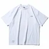 Мужские спортивные костюмы WTAPS, летняя свободная футболка с короткими рукавами и круглым вырезом, 23ss, Harajuku, одежда больших размеров, городской топ для мальчиков 230703