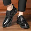 Sukienka buty Wysokość wzrostu męskiego ślubu Brogue Obcina Men Business Winda Moda Man Man Lift Shoe Oxford 230703