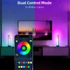 Işıklar Bluetooth akıllı LED çubuğu RGB atmosfer uzaktan kumanda pikap tv duvar oyunu yatak odası dekorasyon gece ışık hkd230704