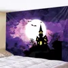Tapissries Horror House Tapestry Under the Moon Tapestry Hippie Decoration Tapestry Decoration Tapestry Bedroom Decorati