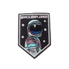 Patch Kläder Klistermärken Plagg Kläder Tillbehör för SPACE EXPLORER Badge Stryk på Patches Broderade Applikationssömnad3064