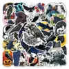 50 st Crow Stickers Pack Vattentät Vinyl Stickers Ej slumpmässigt för Bilcykel Bagage Laptop Skateboard Scrapbook Vattenflaska Dekal