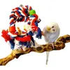 Andere vogelbenodigdheden Papegaai Speelgoed Huisdier Kauwtouw Grappig Bijtbestendig Kleurrijk Creatief Interactief Kooi Klauw Slijpen