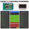 Nuevo ELM327 V1.5 OBD2 escáner WiFi BT PIC18F25K80 Chip OBDII herramientas de diagnóstico para IPhone Android PC ELM 327 lector de código automático