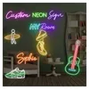 Ночные огни пользовательские знаки светодиодные буквы светодиоды Neon Light Light Light Light Light Hotel название Bar Adverting Dropshipping HKD230704