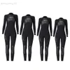 Mute Mute stagne Muta in neoprene da 3 mm Tuta intera da donna Immersioni subacquee Surf Nuoto Costume da bagno termico Rash Guard - Varie taglie HKD230704