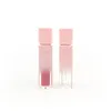 Tubos de brilho labial de gradiente rosa de 10 ml, frasco vazio de protetor labial, recipiente de embalagem cosmética para batom, transporte rápido F3252 Sbdtd