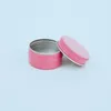 Pink 10g 15g 25g 30g 50g 60g Aluminum Jars Lip Balm Pot Skin Care Cream Eyeshadow Lipgloss Liquid Base Foundation Container Tins Bhbsi