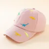 2023 Children Hat Cotton Baseball Hats Colorful Baseball Cap Bady Girls Boys SunHats Adjustable Caps Embroidery Snapbacks DH053