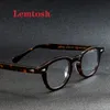 Armações de óculos de sol armações de óculos ópticos masculinos femininos Johnny Depp LEMTOSH vintage óculos computador acetato espetáculo para masculino lente transparente 230704